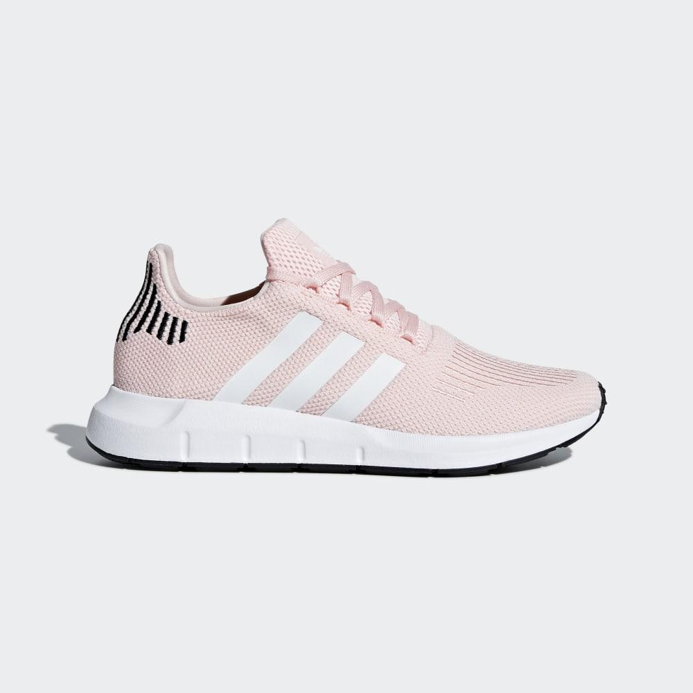 Originals Adidas Swift Run Dama Romania - Roz/Albi/Negrii B37681